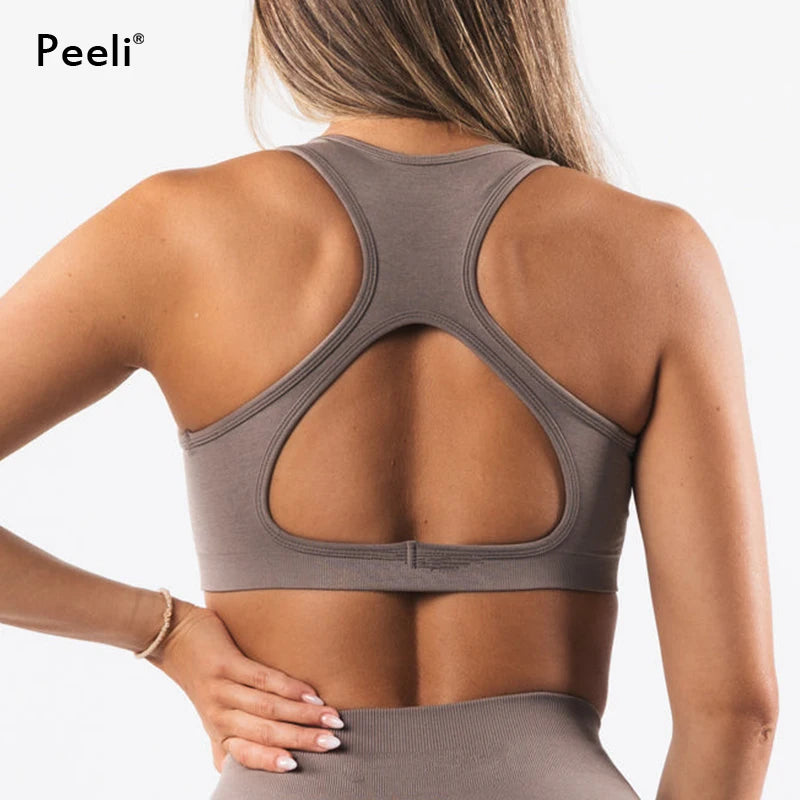 Medium Impact Seamless Sports Bra
