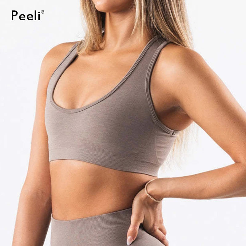 Medium Impact Seamless Sports Bra