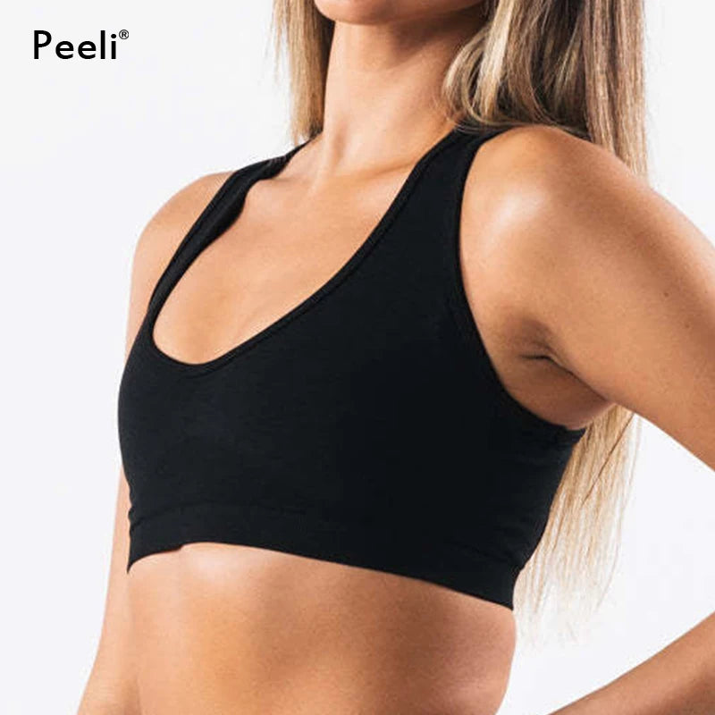 Medium Impact Seamless Sports Bra