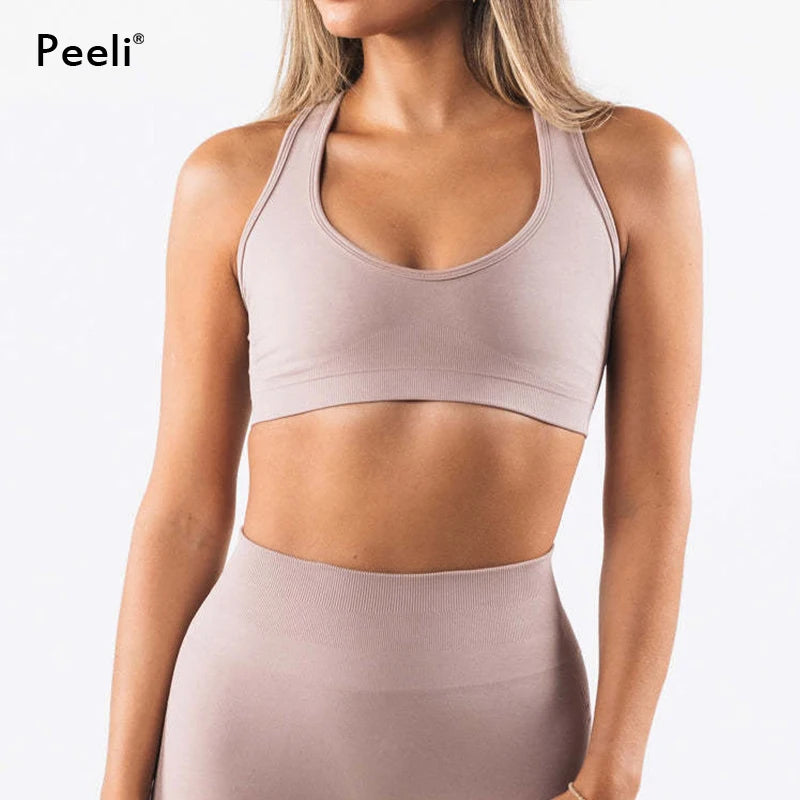 Medium Impact Seamless Sports Bra